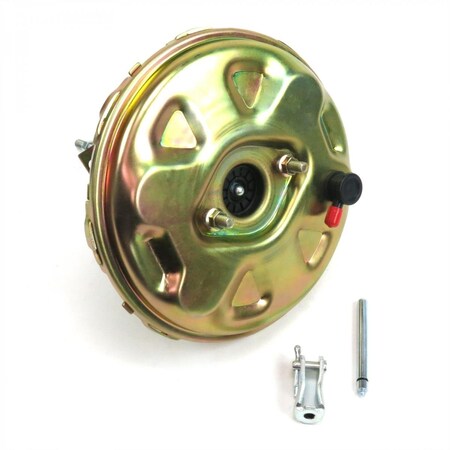 Helix Suspension Brakes & Steering Helix Suspension Brakes & Steering 23298 11 in. Dia. Cadmium Plated Single Diaphragm Power Brake Booster for CPP; Wilwood; Baer 23298
